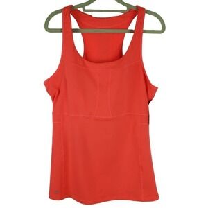Athleta PR Tank 2 Ember Orange Outdoor Athletic Tank Top Size 2X Plus NEW